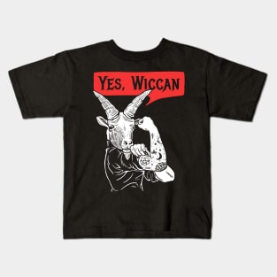 Yes Wiccan Kids T-Shirt